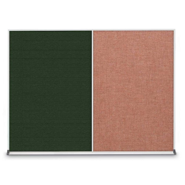 Triple Door Radius Plus Corkboard, 72" x